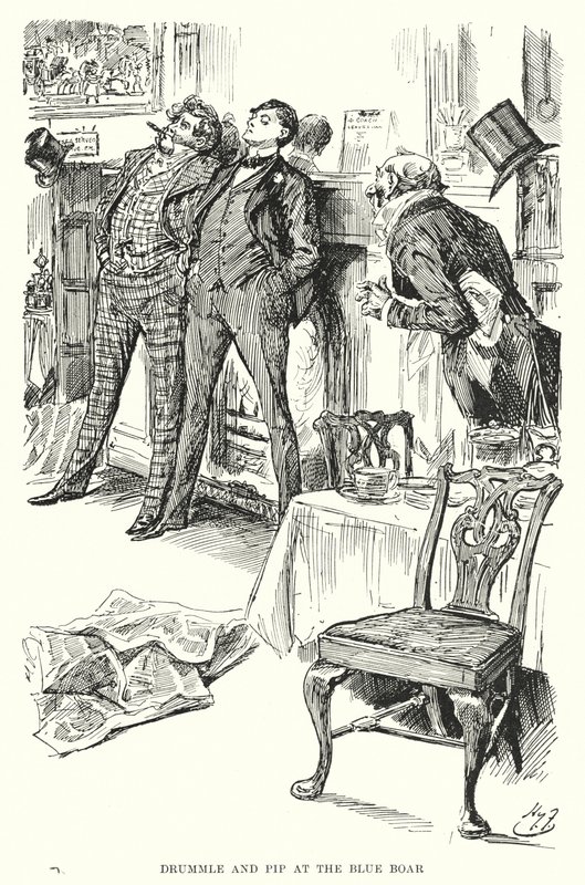 Illustration pour Les Grandes Espérances de Charles Dickens - Harry Furniss