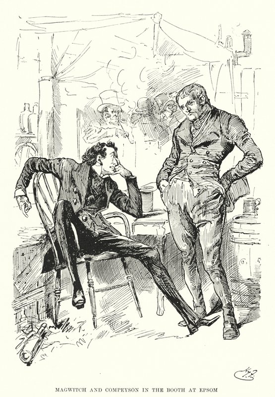 Illustration pour Les Grandes Espérances de Charles Dickens - Harry Furniss