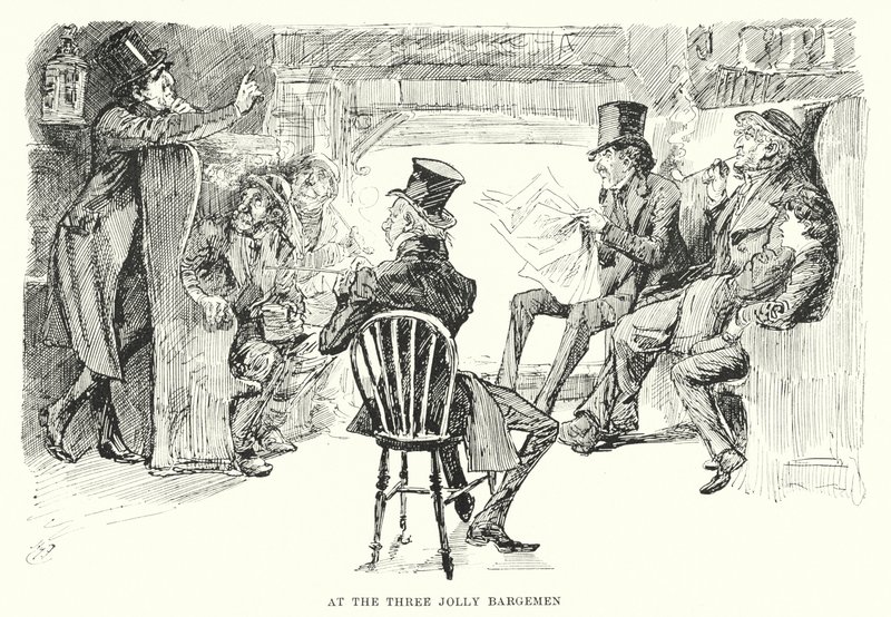 Illustration pour Les Grandes Espérances de Charles Dickens - Harry Furniss