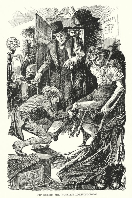 Illustration pour Les Grandes Espérances de Charles Dickens - Harry Furniss