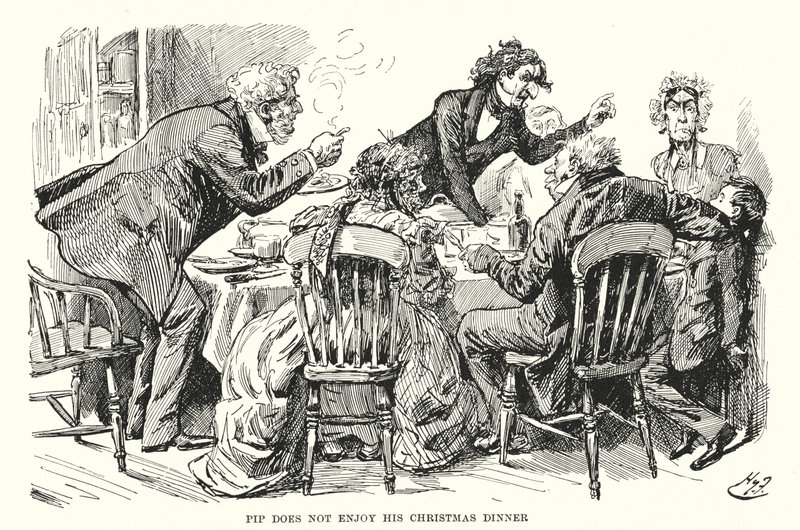 Illustration pour Les Grandes Espérances de Charles Dickens - Harry Furniss
