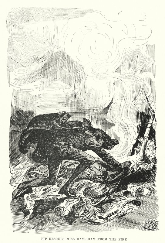 Illustration pour Great Expectations de Charles Dickens - Harry Furniss