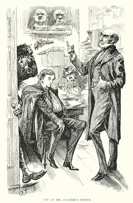 Illustration pour Les Grandes Espérances par Charles Dickens - Harry Furniss