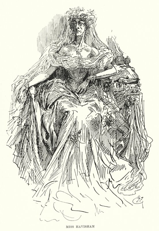 Illustration pour Les Grandes Espérances par Charles Dickens - Harry Furniss