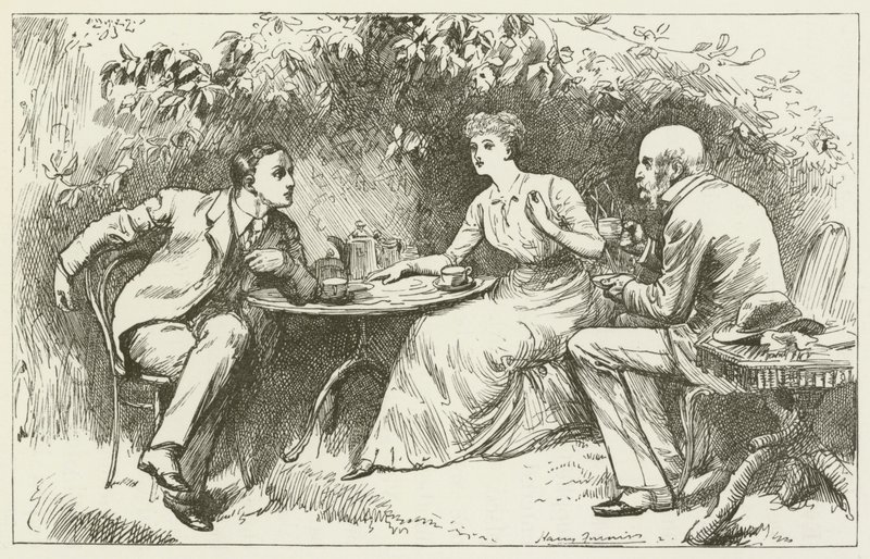 Illustration pour Sylvie et Bruno par Lewis Carroll - Harry Furniss