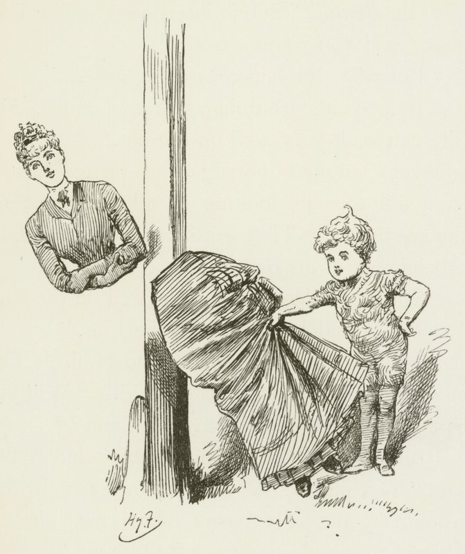 Illustration pour Sylvie et Bruno par Lewis Carroll - Harry Furniss
