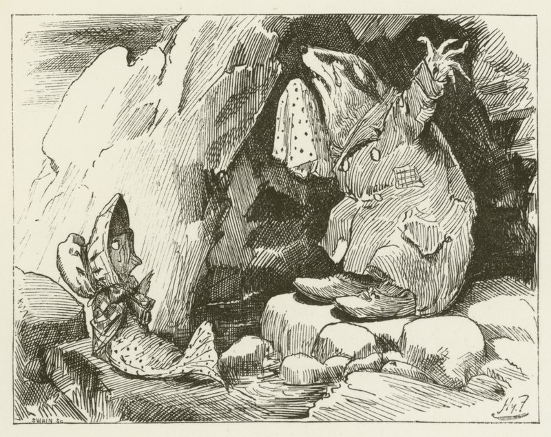 Illustration pour Sylvie et Bruno par Lewis Carroll - Harry Furniss