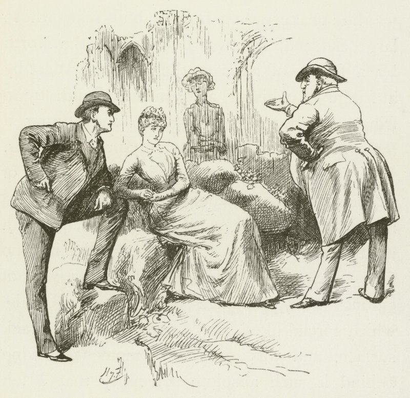Illustration pour Sylvie et Bruno par Lewis Carroll - Harry Furniss