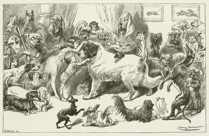 Illustration pour Sylvie et Bruno par Lewis Carroll - Harry Furniss