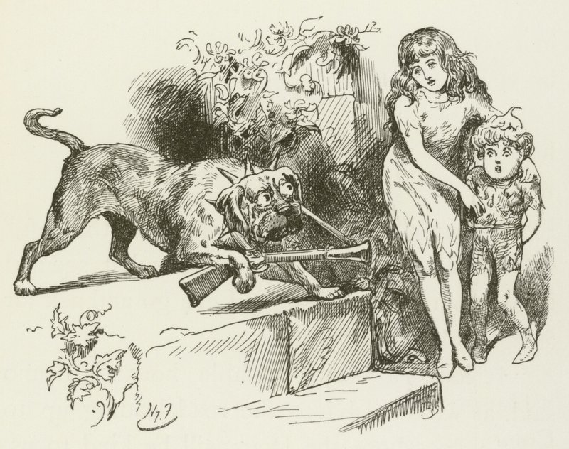 Illustration pour Sylvie et Bruno par Lewis Carroll - Harry Furniss