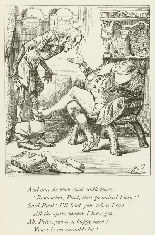 Illustration pour Sylvie et Bruno par Lewis Carroll - Harry Furniss