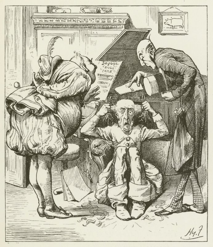 Illustration pour Sylvie et Bruno par Lewis Carroll - Harry Furniss