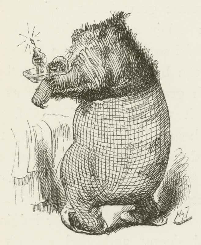 Illustration pour Sylvie et Bruno par Lewis Carroll - Harry Furniss