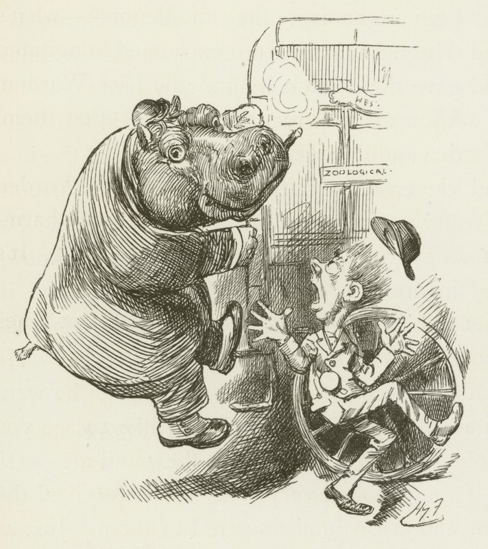 Illustration pour Sylvie et Bruno par Lewis Carroll - Harry Furniss