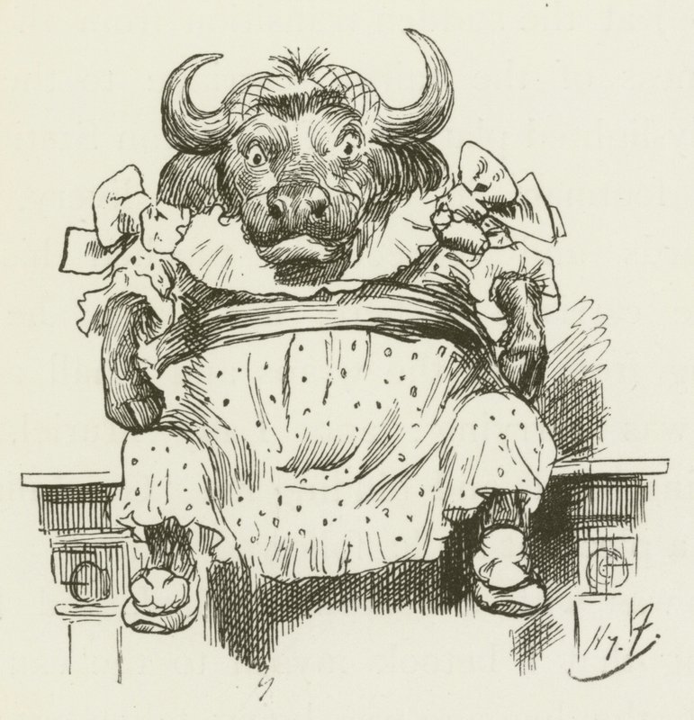 Illustration pour Sylvie et Bruno par Lewis Carroll - Harry Furniss