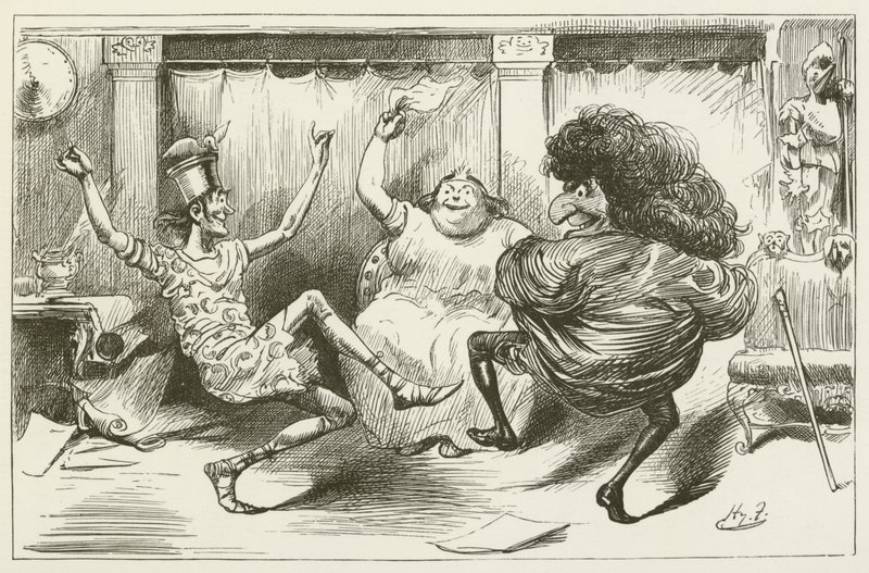 Illustration pour Sylvie et Bruno par Lewis Carroll - Harry Furniss