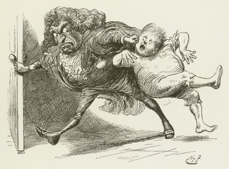 Illustration pour Sylvie et Bruno par Lewis Carroll - Harry Furniss