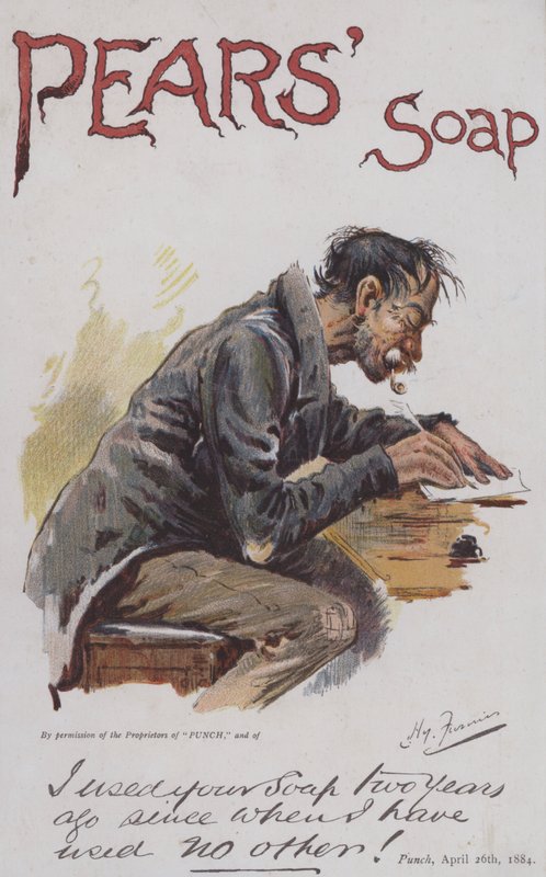 Savon Pears, lettre d