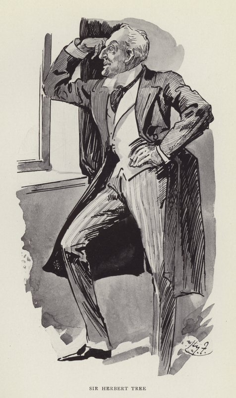Sir Herbert Tree - Harry Furniss