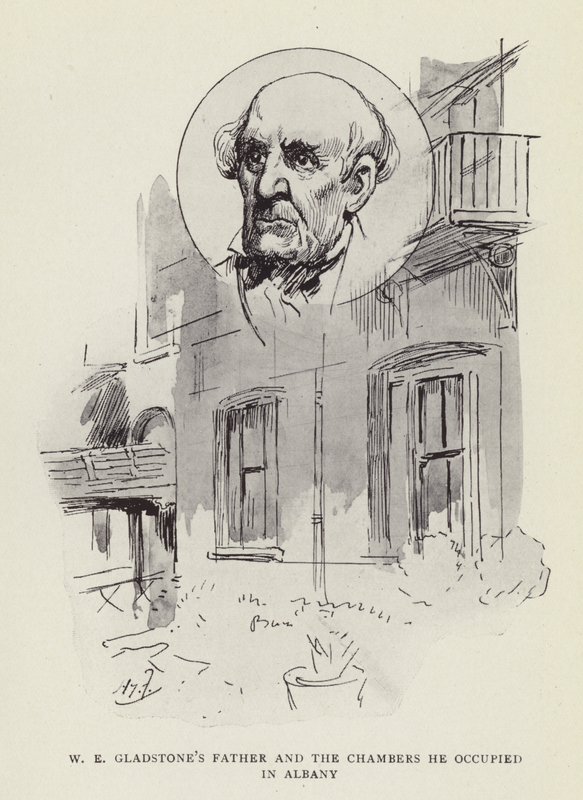 Le père de W. E. Gladstone et les chambres qu