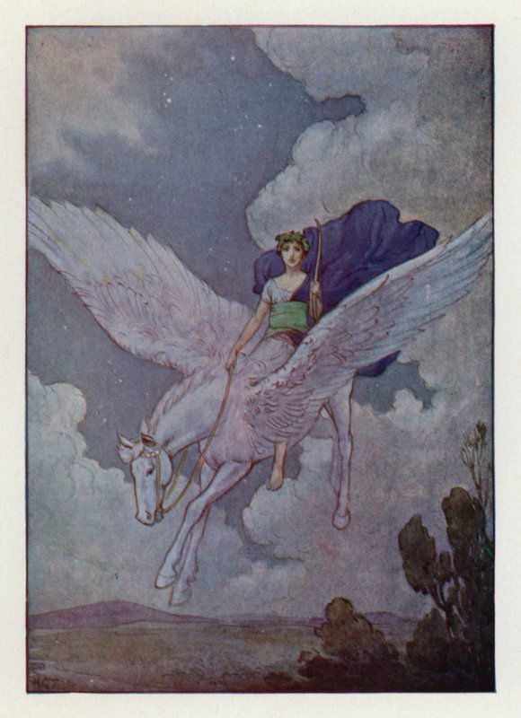 Bellérophon et son cheval aux ailes d