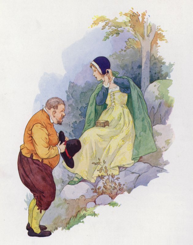 Illustration pour Don Quichotte (lithographie couleur) - Harry George Theaker