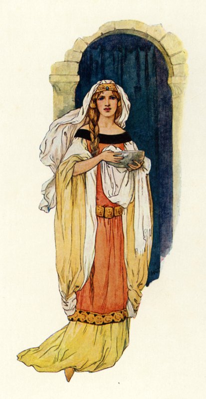 La princesse Guenièvre apportant de l