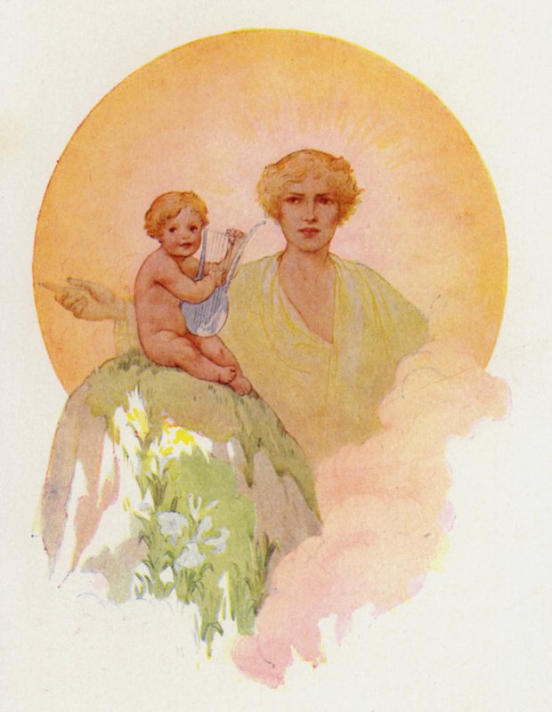 Le bébé merveilleux a frappé les cordes d
