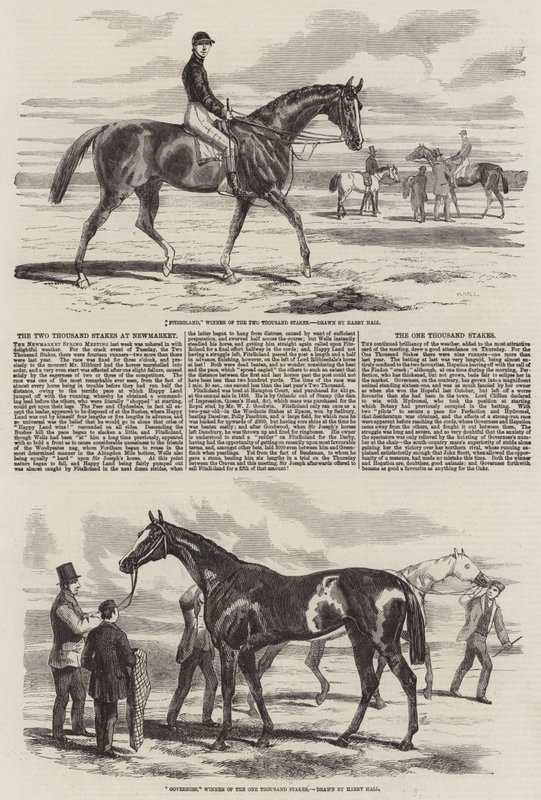 Les Deux Mille Stakes à Newmarket - Harry Hall