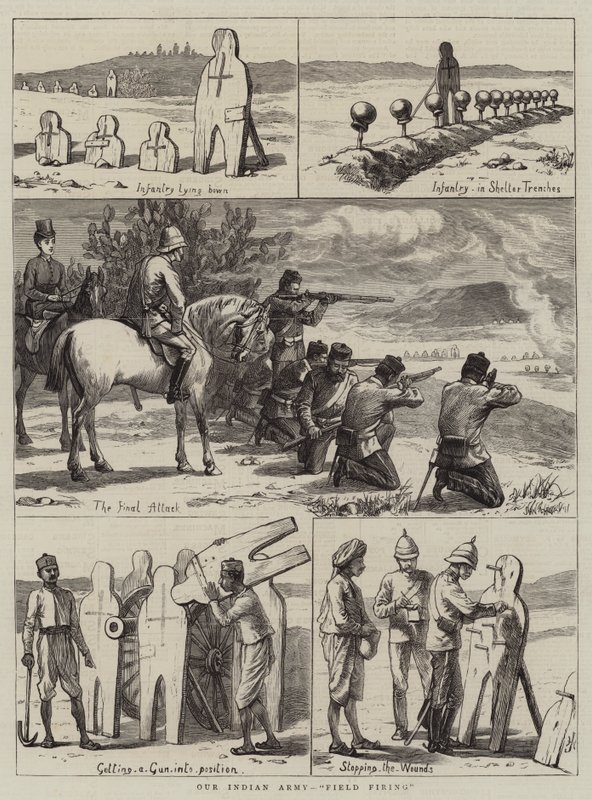 Notre armée indienne, tir de campagne - Harry Hamilton Johnston