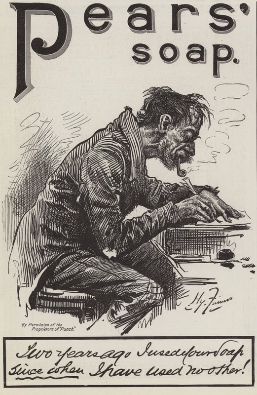 Publicité pour le savon Pears - Harry after Furniss