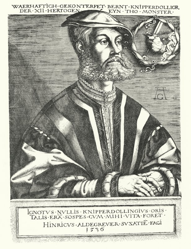 Bernhard Knipperdolling, chef anabaptiste allemand et l