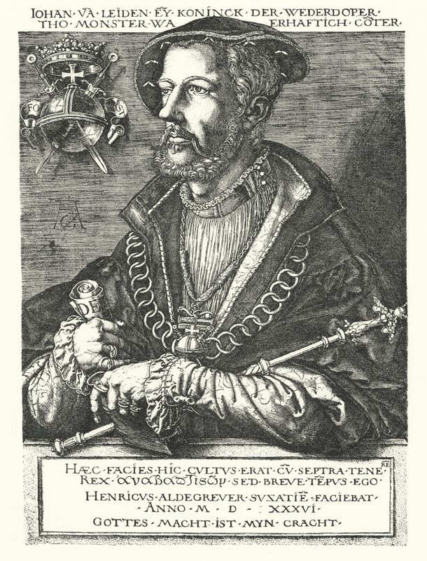 Jean de Leyde, chef anabaptiste néerlandais et l