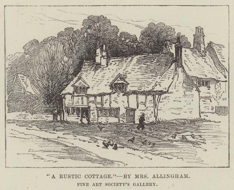 Un cottage rustique - Helen Allingham