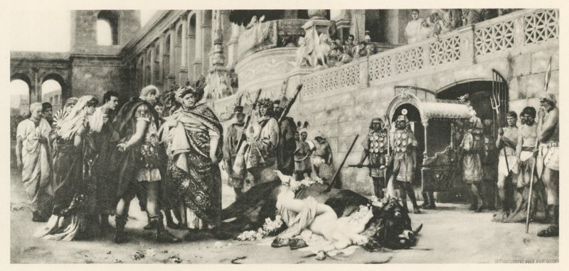 Une Dirce chrétienne - Hendrik (after) Siemiradzki