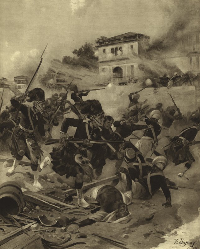Le Secours de Lucknow, 1858 - Henri Louis Dupray