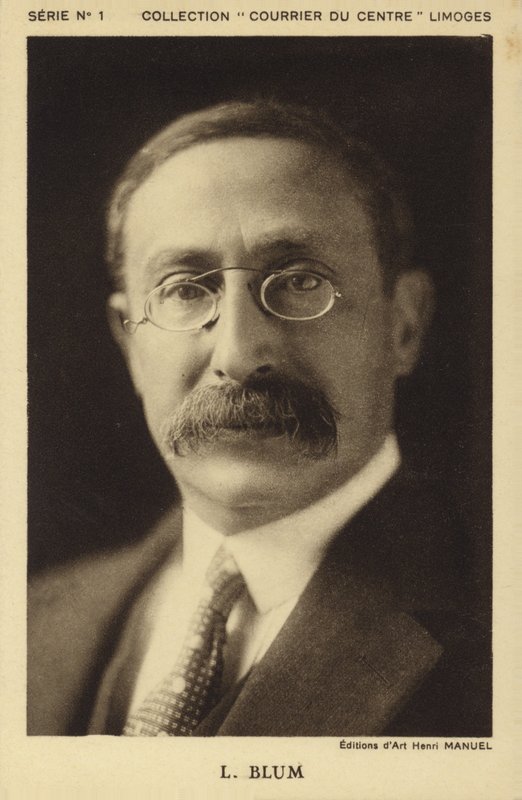 Leon Blum, vers les années 1930 (photo n/b) - Henri Manuel