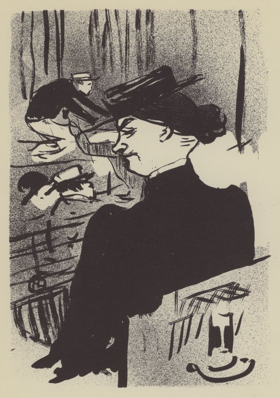 Une spectatrice - Henri de Toulouse Lautrec