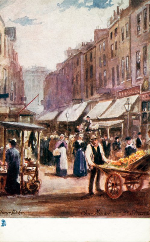 Vieux Londres : Clare Market, près du Strand - Henrie Pitcher