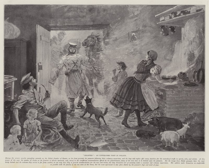Billetés, une Visite Indésirable en Pologne - Henry Charles Seppings Wright