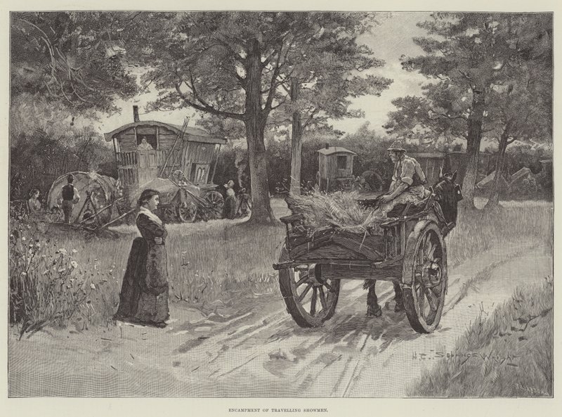 Campement de forains - Henry Charles Seppings Wright