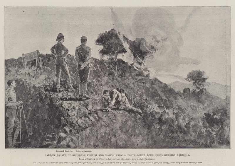 Évasion étroite des généraux French et Mahon d