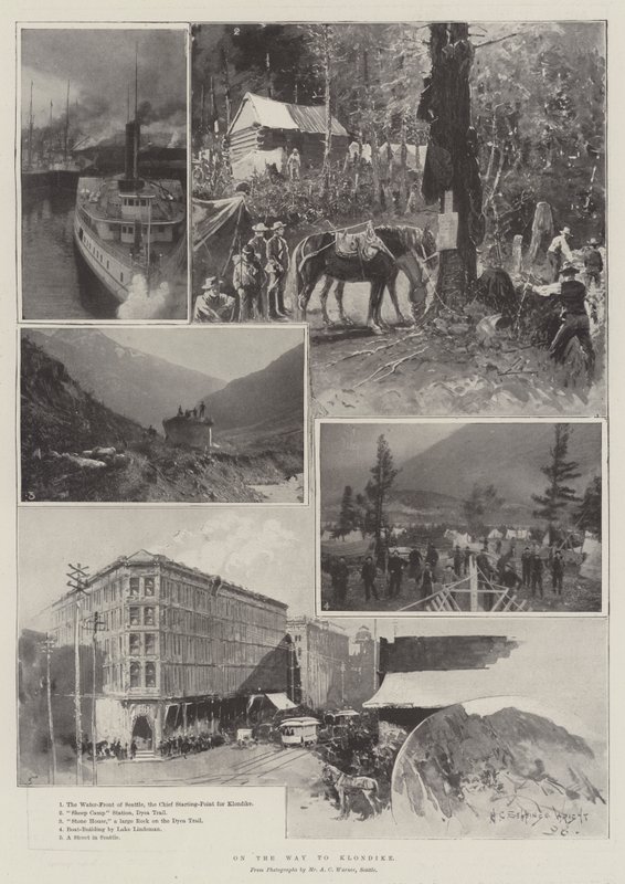 En route pour le Klondike - Henry Charles Seppings Wright