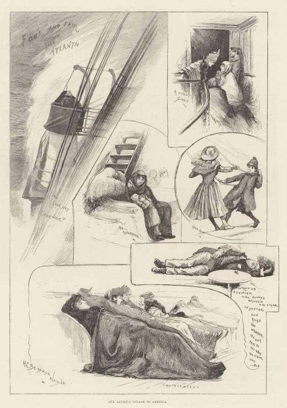 Le voyage de notre artiste en Amérique - Henry Charles Seppings Wright