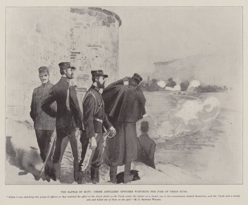 La Bataille de Mati, Officiers d