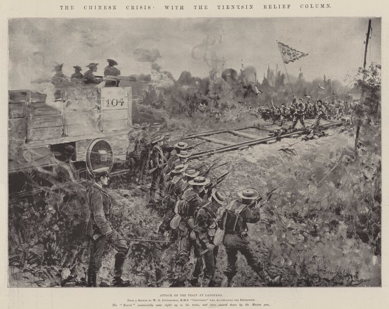 La crise chinoise, avec la colonne de secours de Tientsin - Henry Charles Seppings Wright