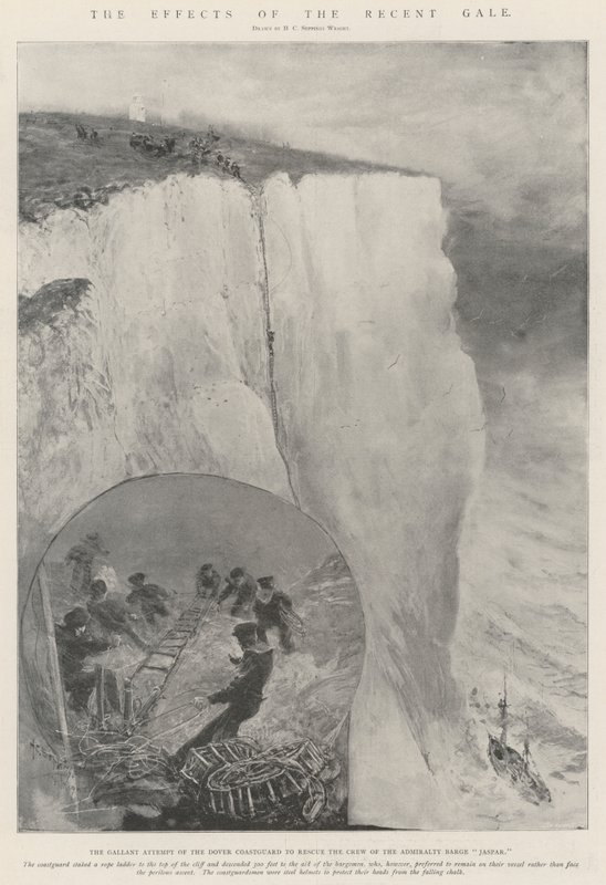 Les effets de la récente tempête - Henry Charles Seppings Wright