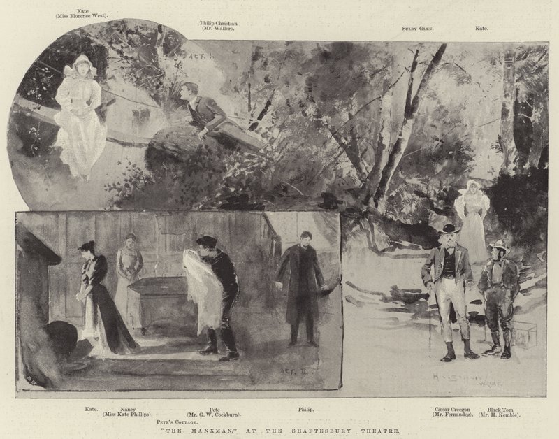 Le Manxman, au théâtre Shaftesbury - Henry Charles Seppings Wright