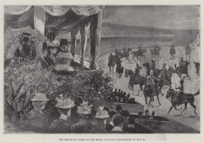Le Prince de Galles au Tournoi Militaire Royal le 29 mai - Henry Charles Seppings Wright