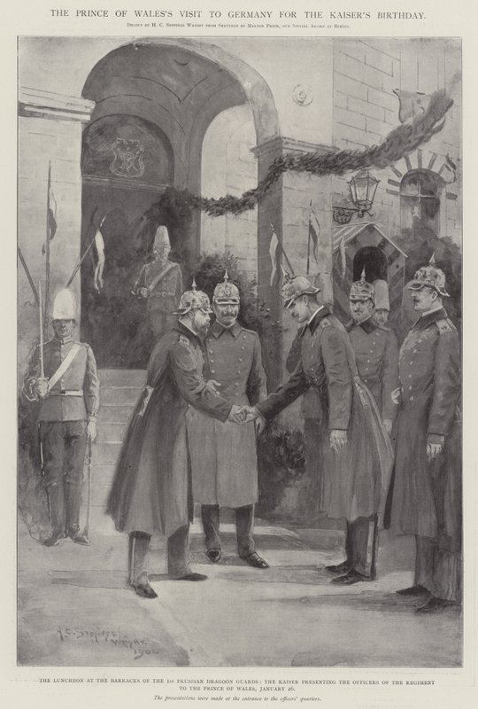 La visite du Prince de Galles en Allemagne pour l